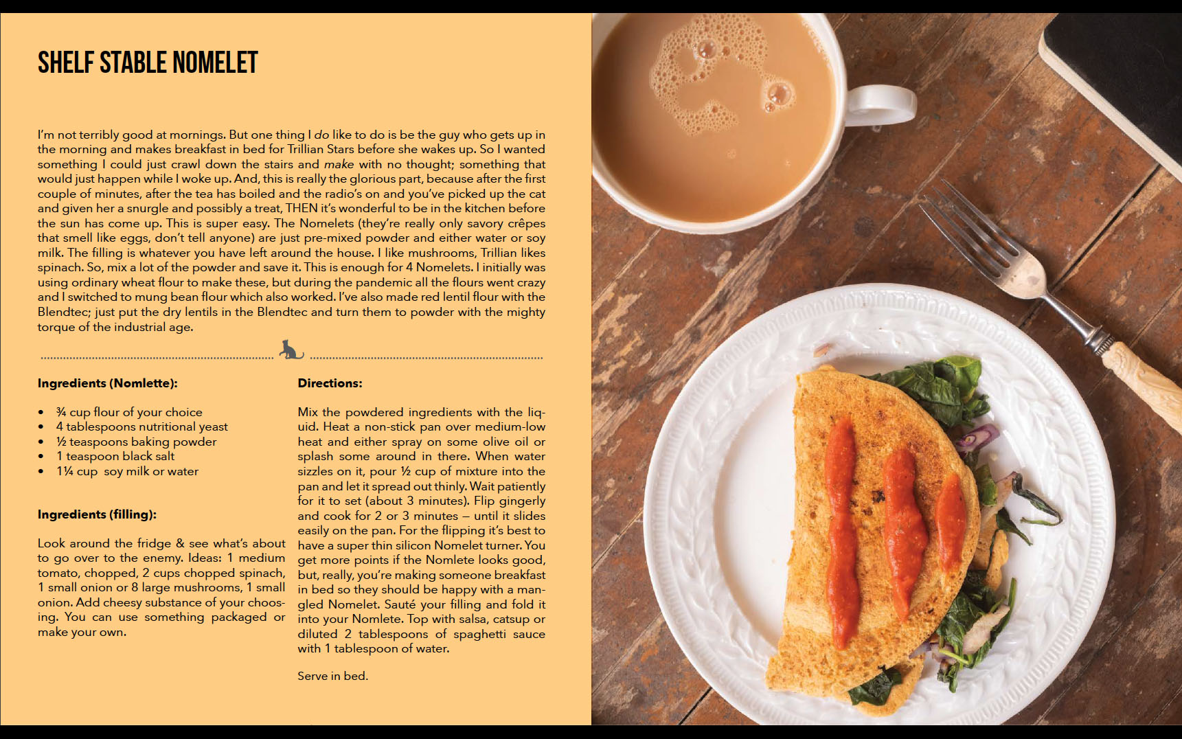 Photo of a vegan
        omlette